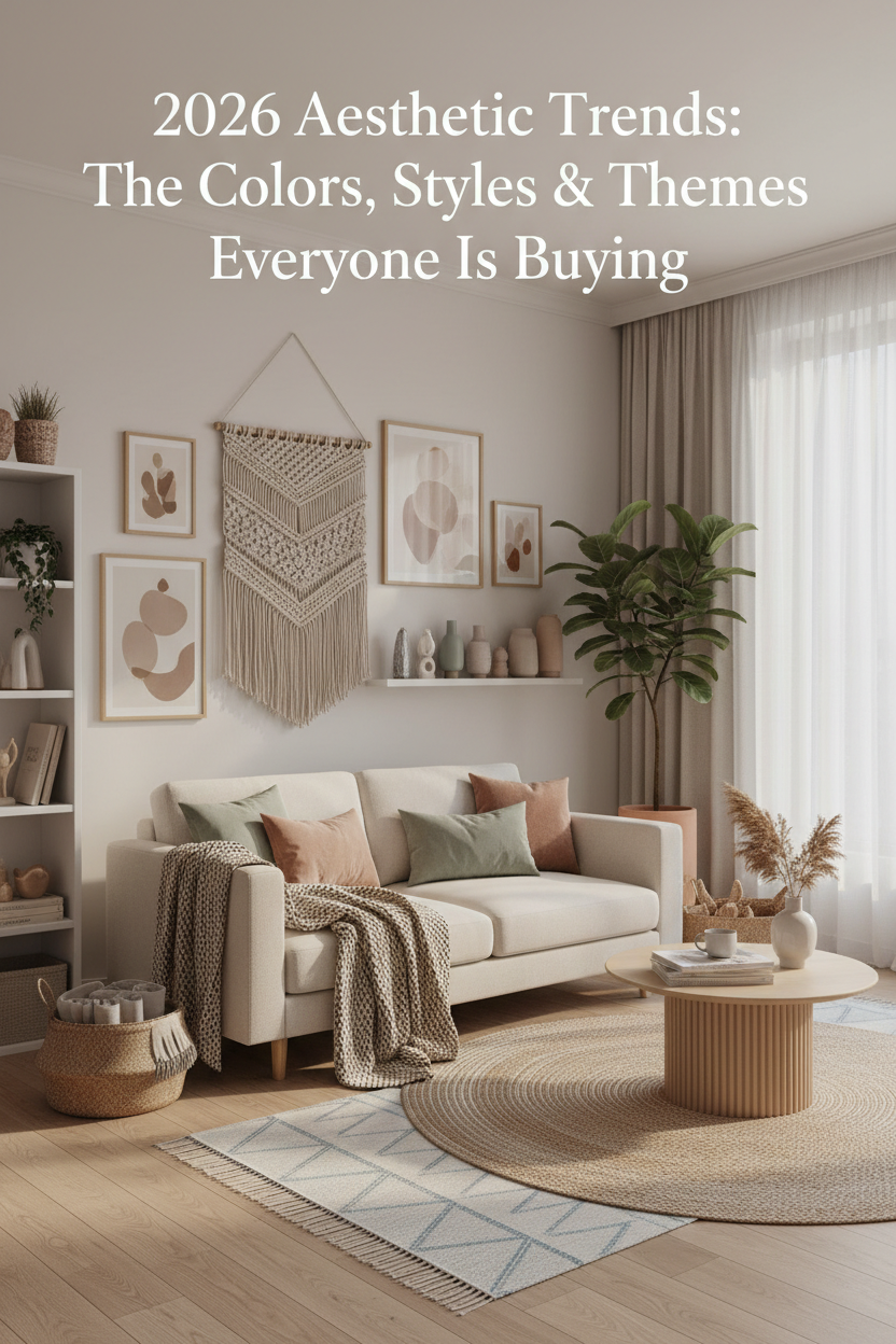 ✨ 2026 Aesthetic Trends: The Colors, Styles & Themes Everyone Is Buying