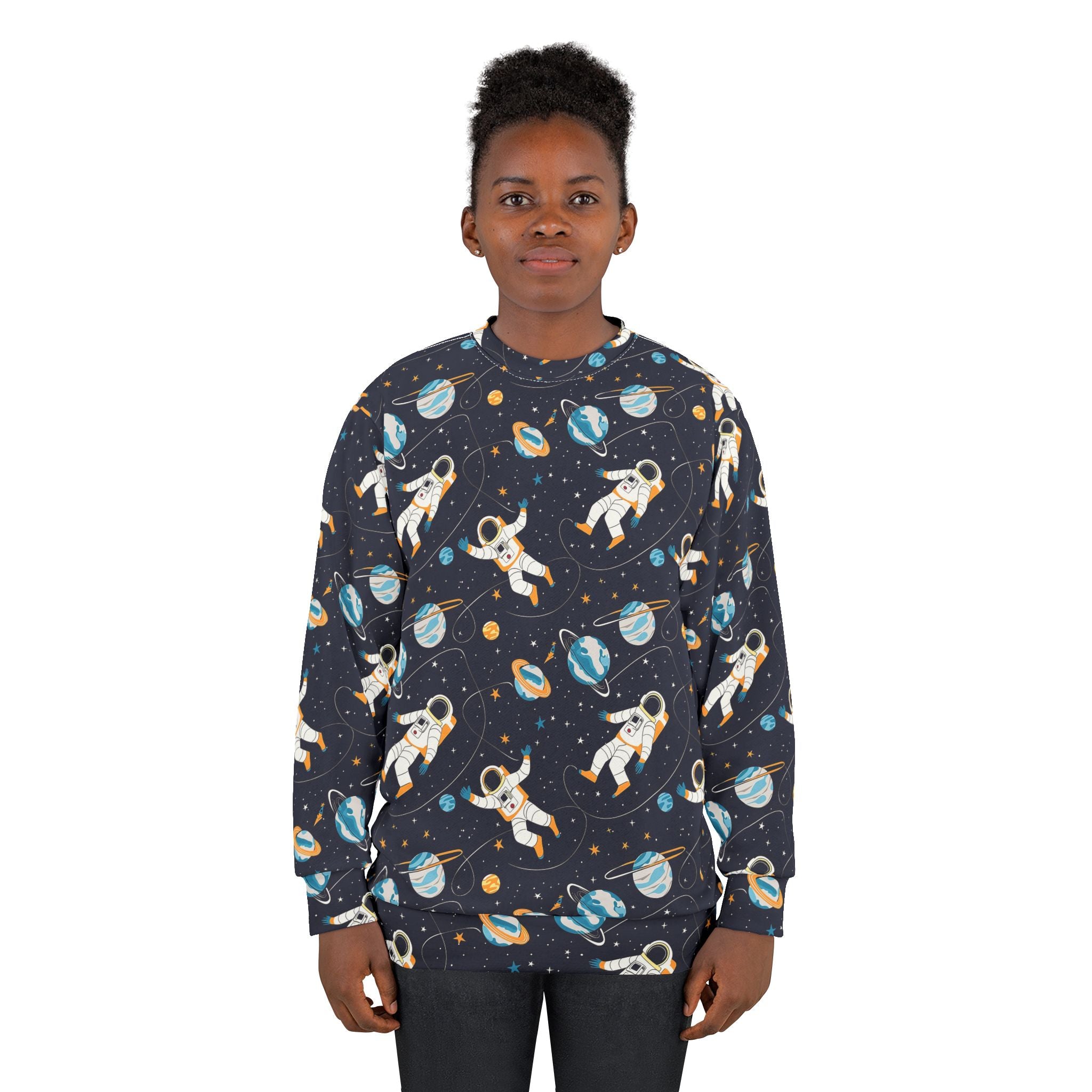 Astronaut Adventure Unisex Sweatshirt | Cozy Space-Themed Apparel for Space Lovers, Gifts for Astronaut Fans, Unique Xmas Sweatshirt, [...]