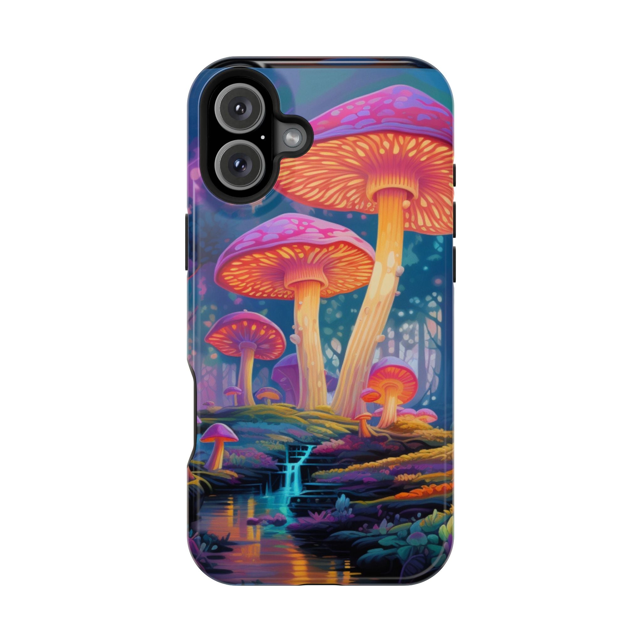 Psychedelic Mushroom Art Magnetic Impact-Resistant Cases