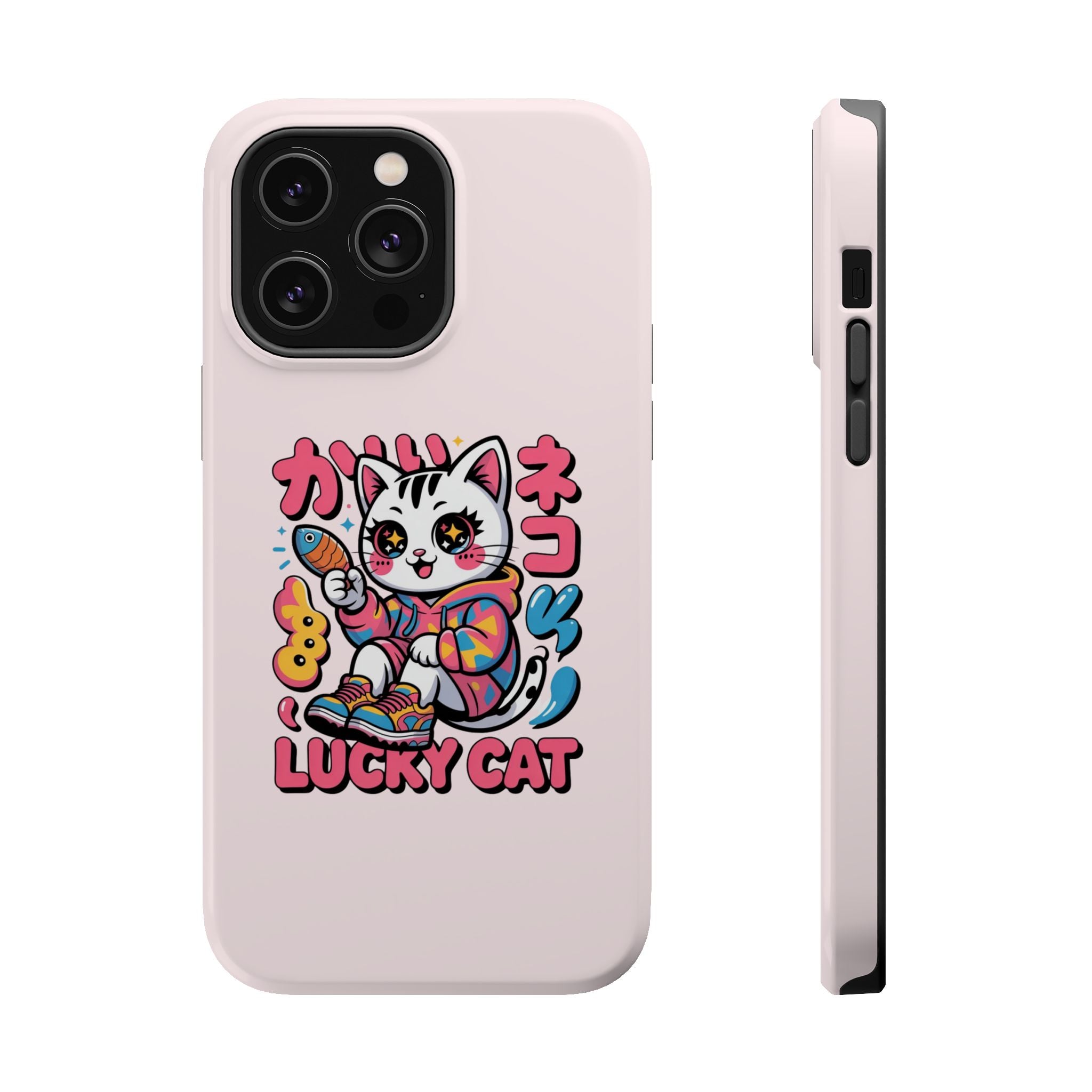 Cute Lucky Cat Magnetic Impact Phone Case