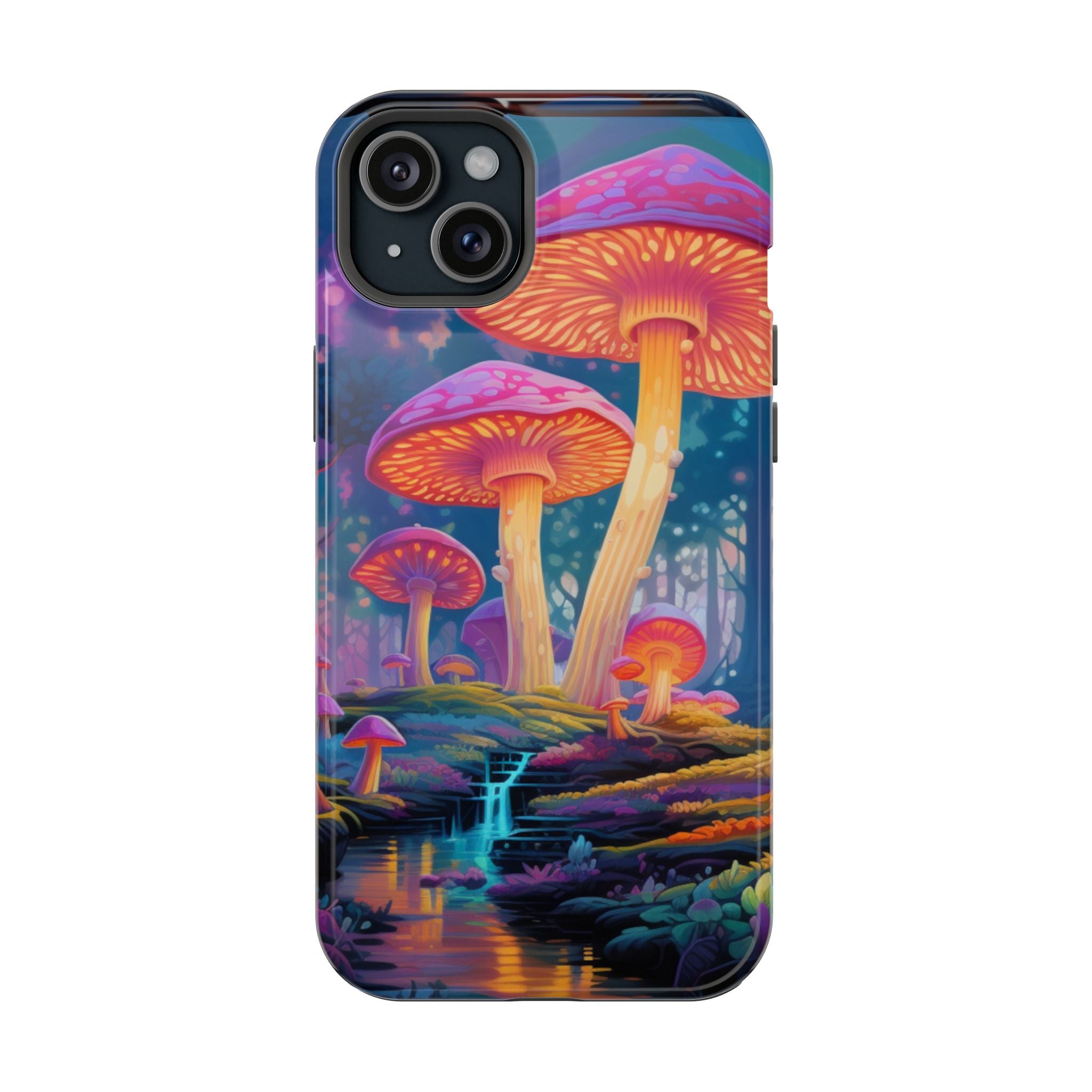 Psychedelic Mushroom Art Magnetic Impact-Resistant Cases