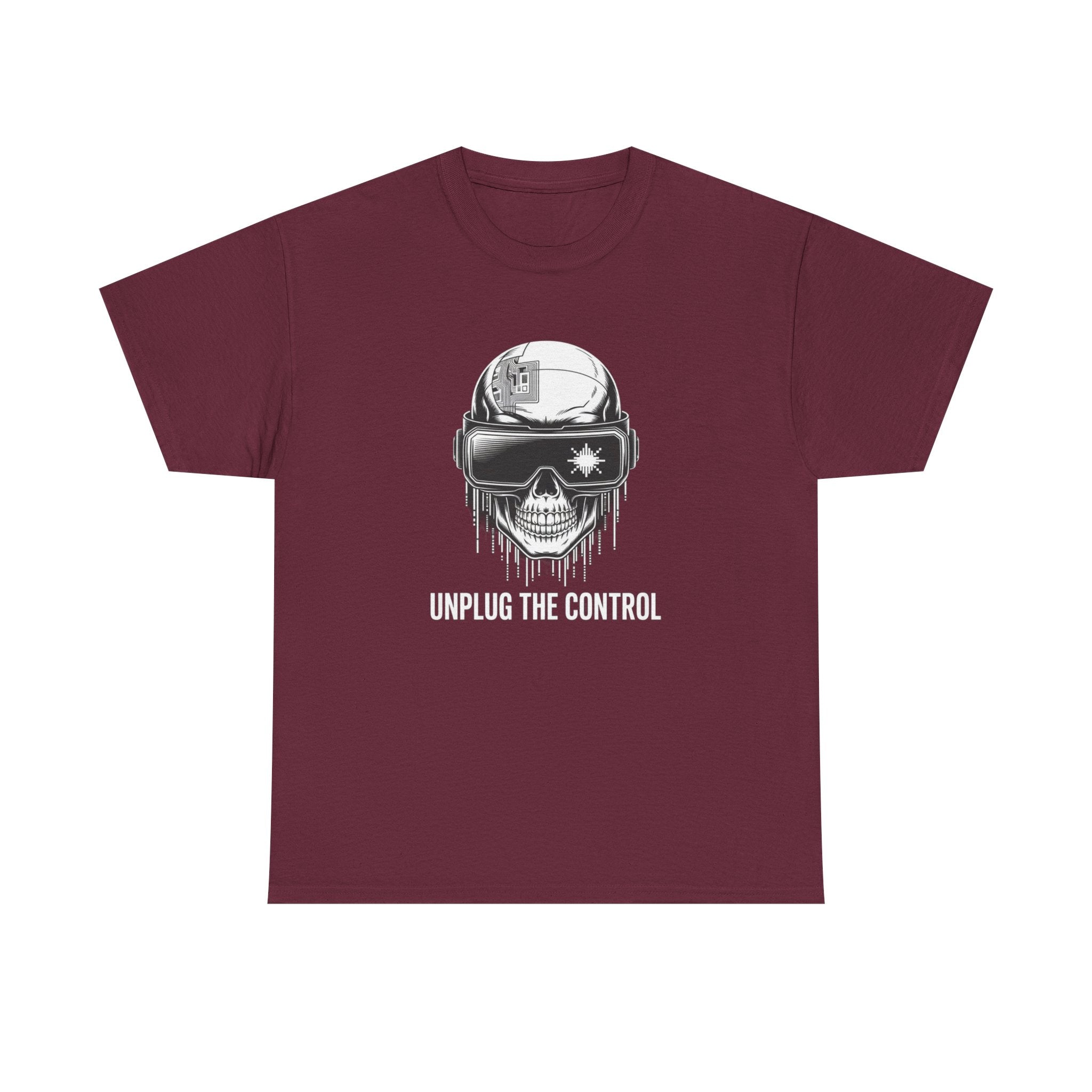 Skull VR 'Unplug the Control' Graphic Tee