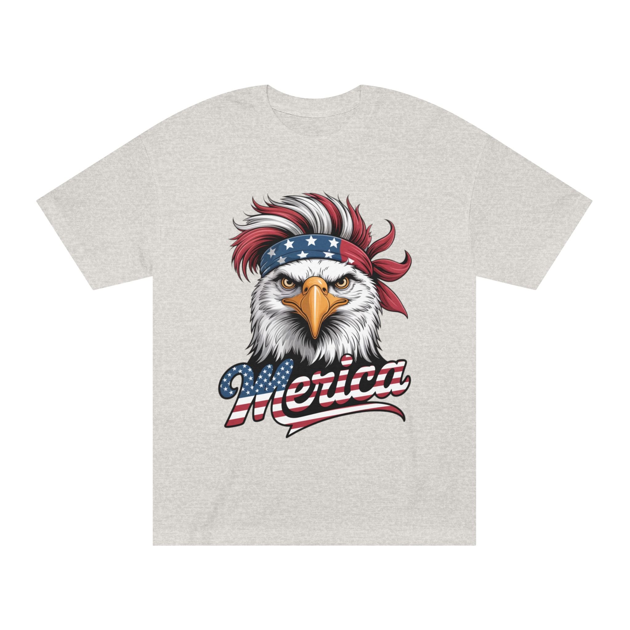 Patriotic Eagle Tee — "Merica" American Flag Bandana T-Shirt