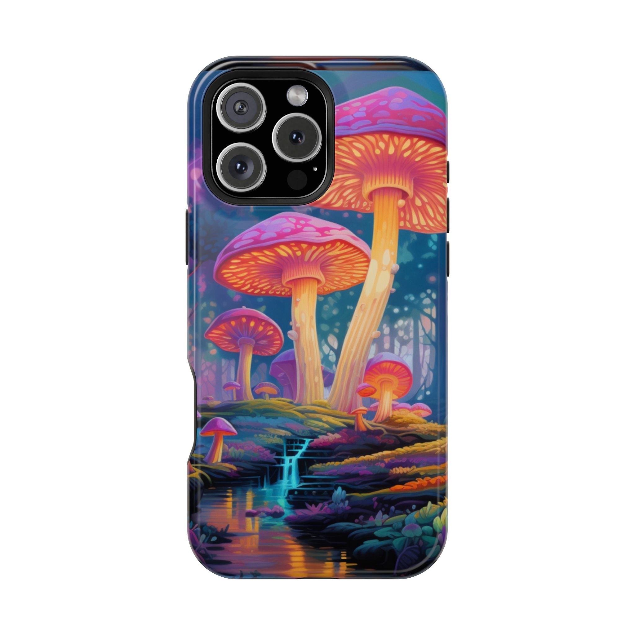 Psychedelic Mushroom Art Magnetic Impact-Resistant Cases