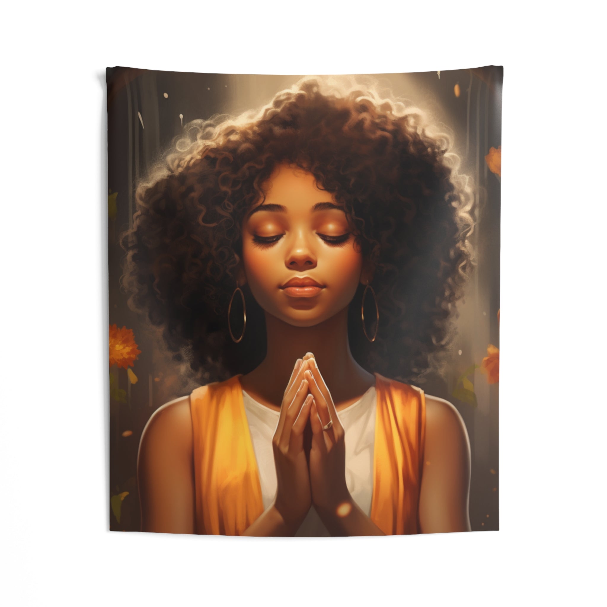 Anointed Girls Prayer Indoor Wall Tapestries