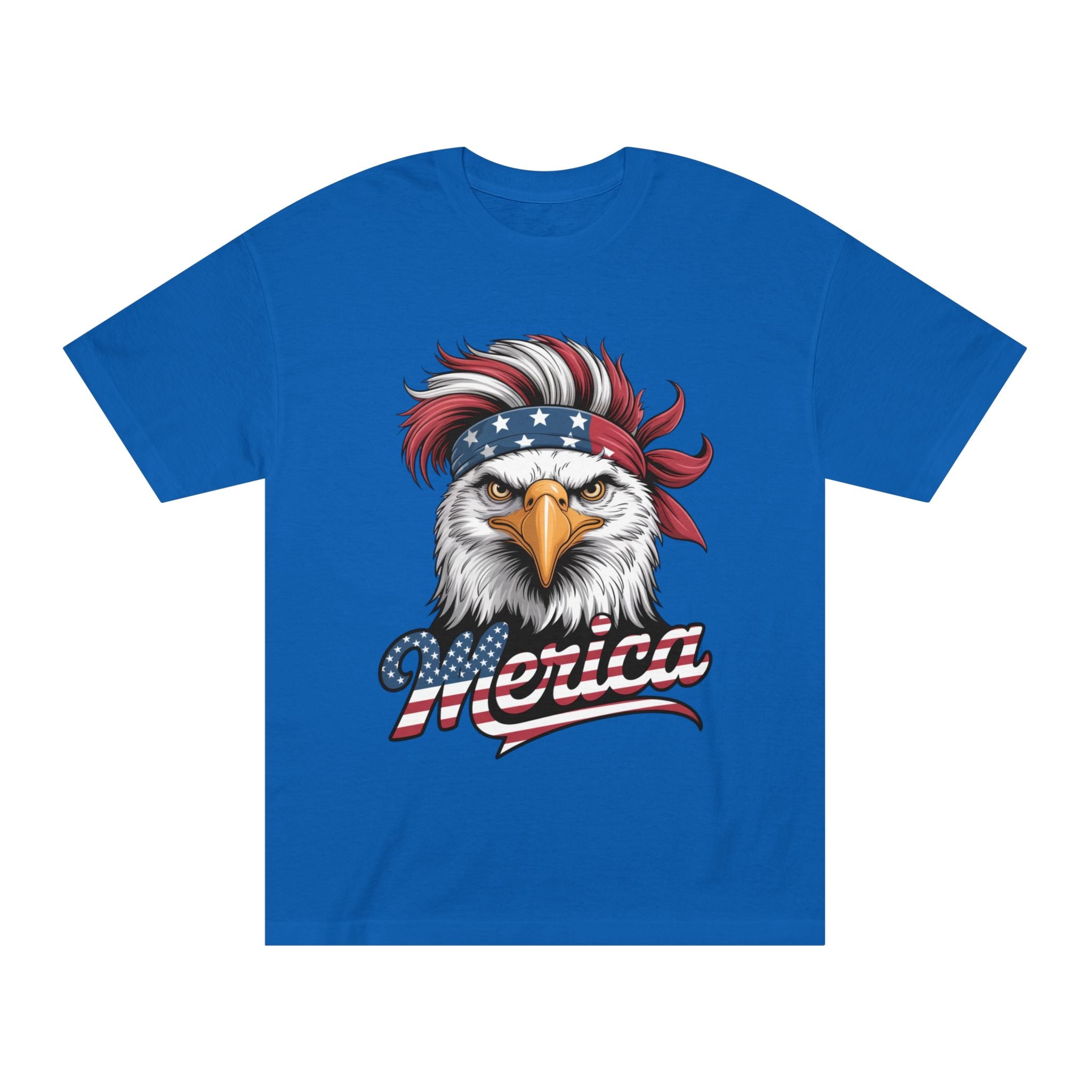 Patriotic Eagle Tee — "Merica" American Flag Bandana T-Shirt