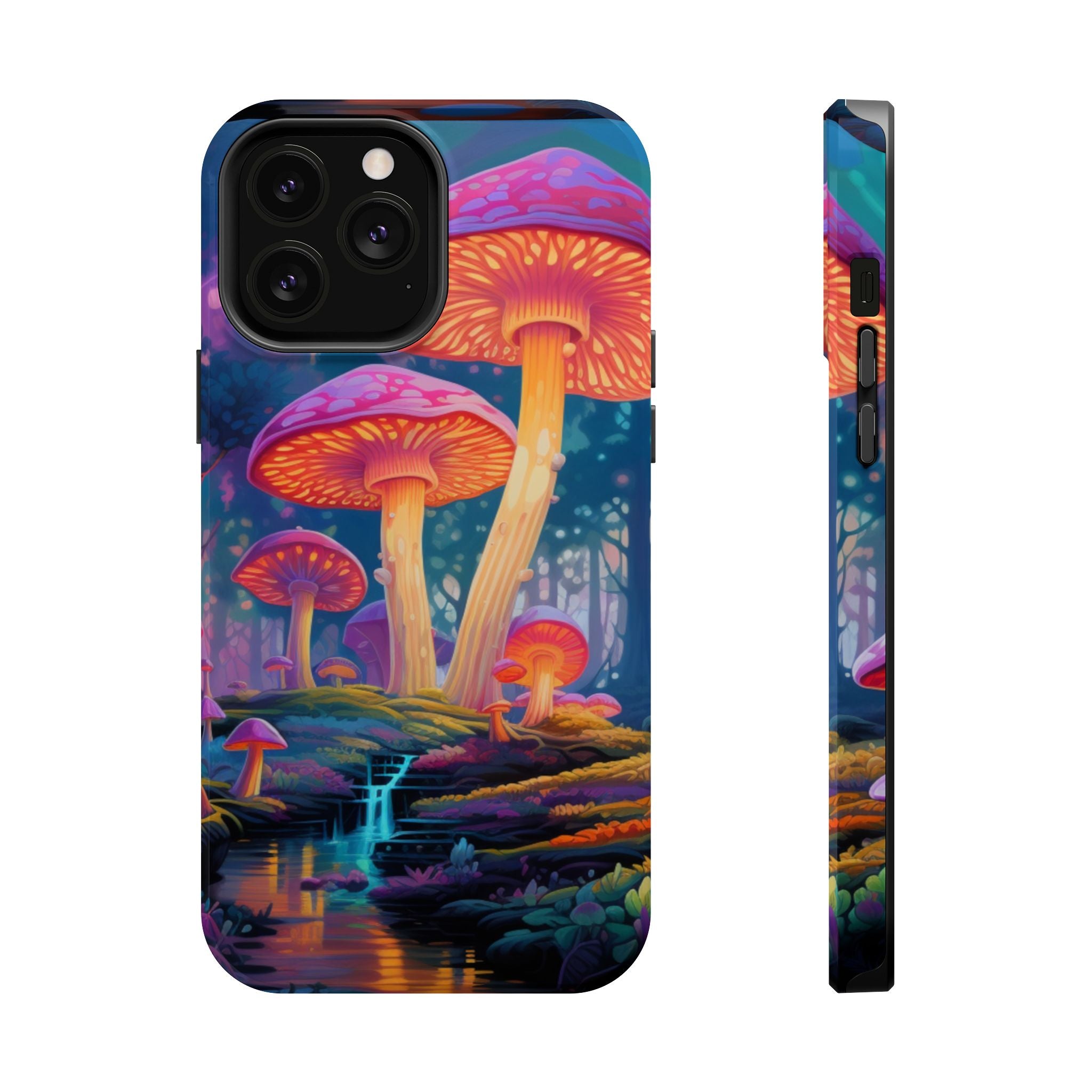 Psychedelic Mushroom Art Magnetic Impact-Resistant Cases