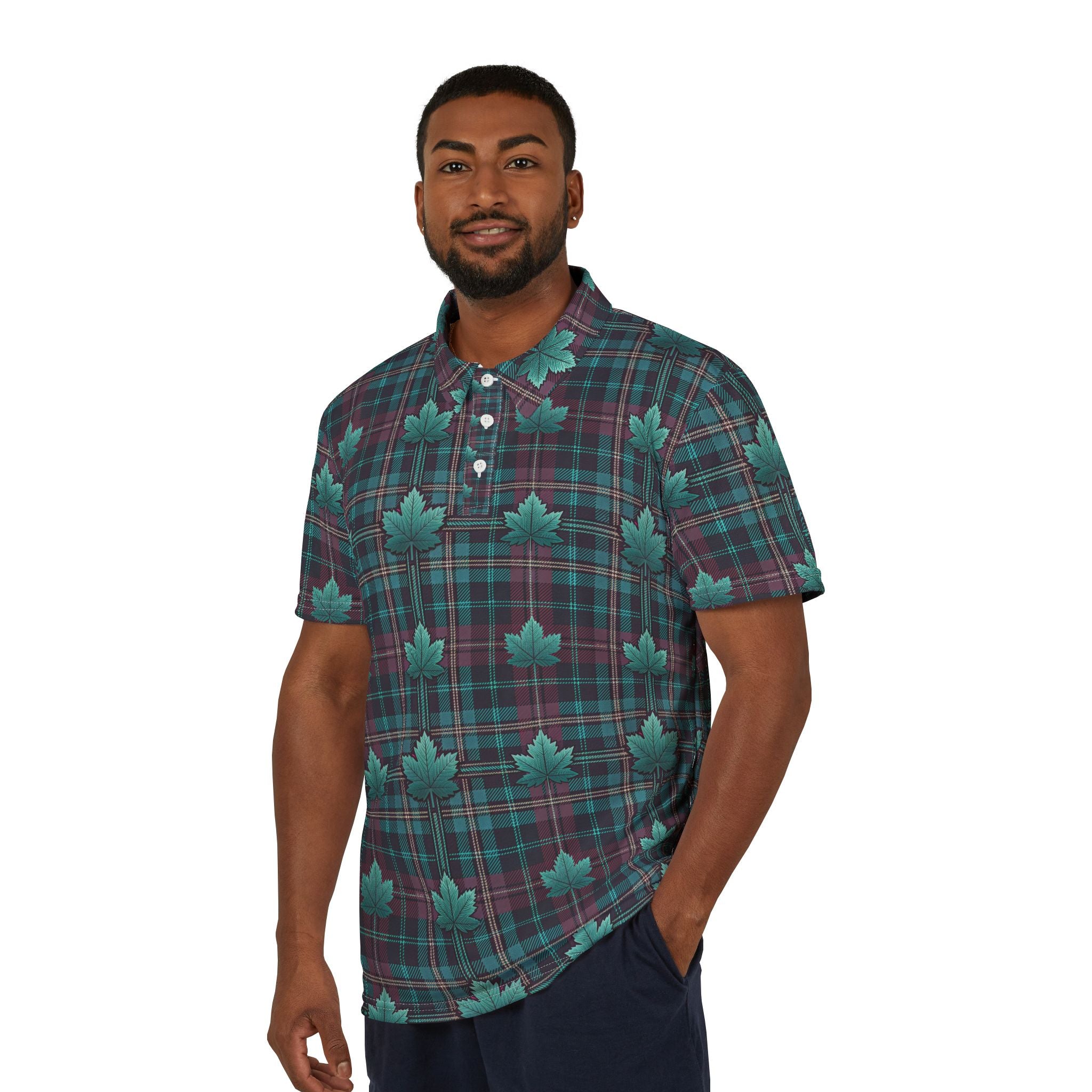 Stylish Botanical Polo Shirt | Unisex Summer Fashion, Casual Wear, Gift for Nature Lovers, Sustainable Clothing, Unique Outfit
