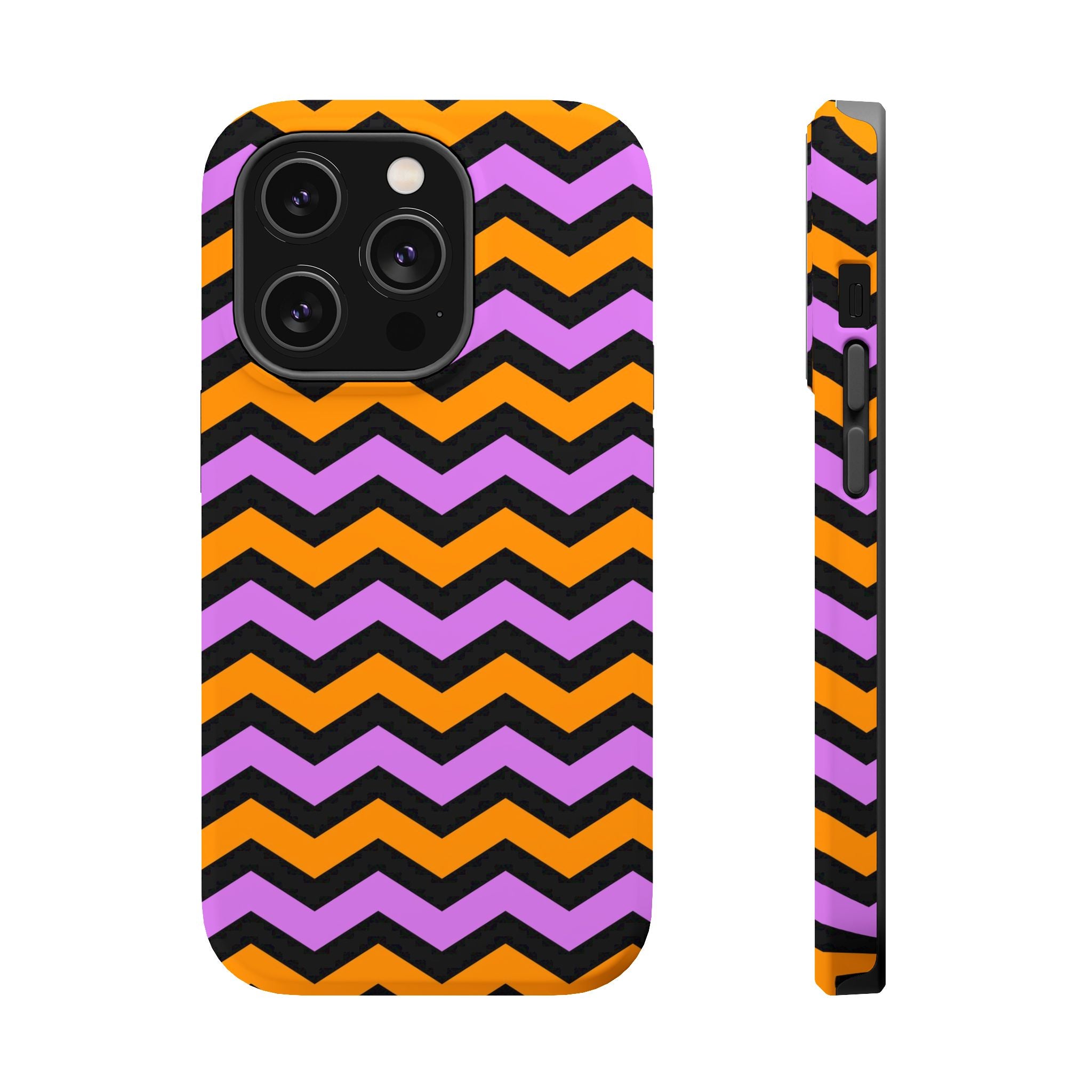 Stylish Magnetic Phone Case, Chevron Pattern, Vibrant Halloween Gift, Durable Impact-Resistant Case, Fun Accessory for Teens, Unique [...]