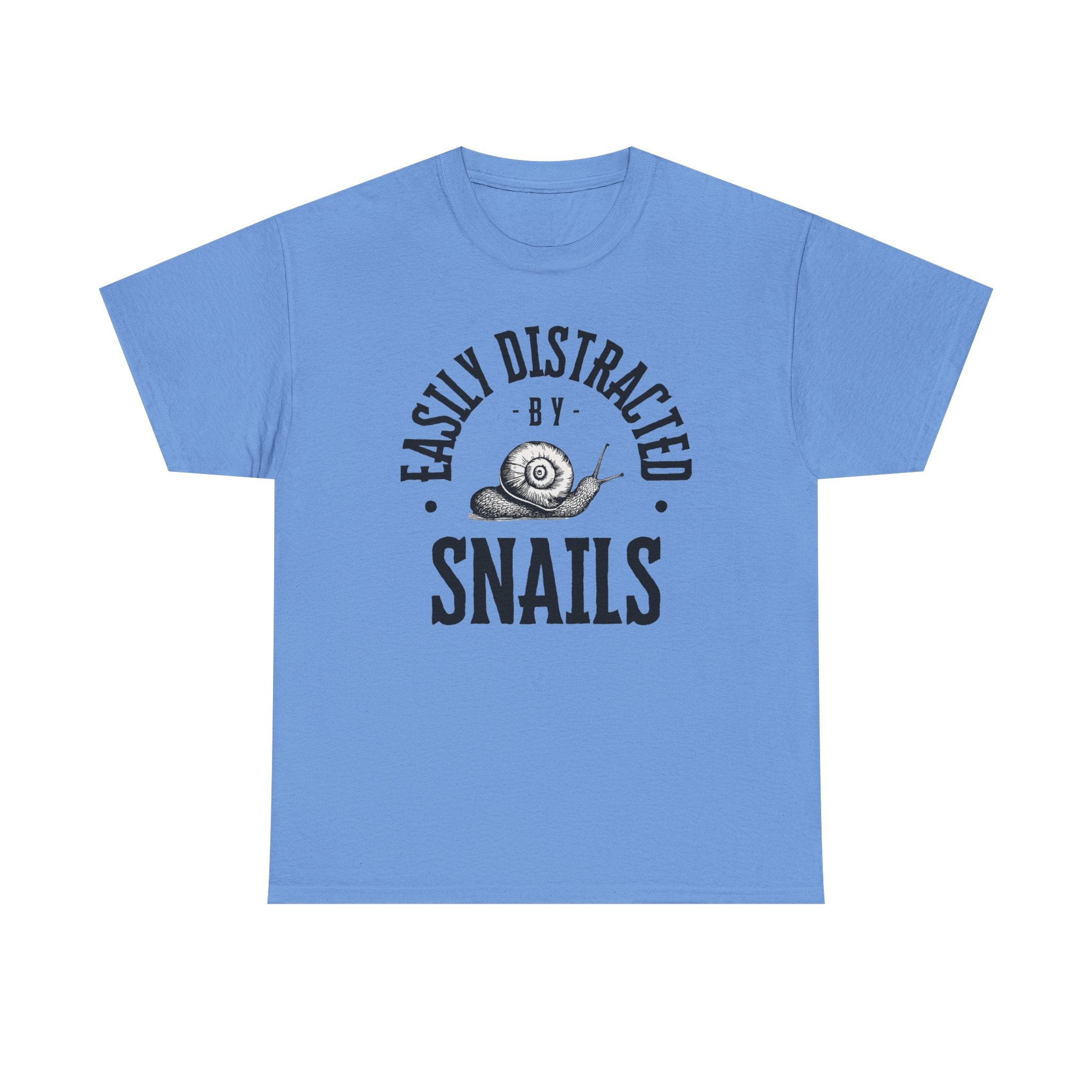 Easily Distracted by Snails T-Shirt — Funny Nature Lover Tee