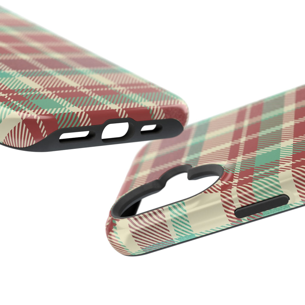 Red Green Beige Plaid Magnetic Tough Cases - Unique Phone Accessory for Animal Lovers, Trendy Gift, Customized Phone Cover, Art Lover's [...]