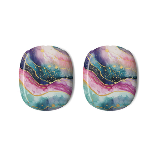 AirPods Max Case — Colorful Marble Geode Shell Cover