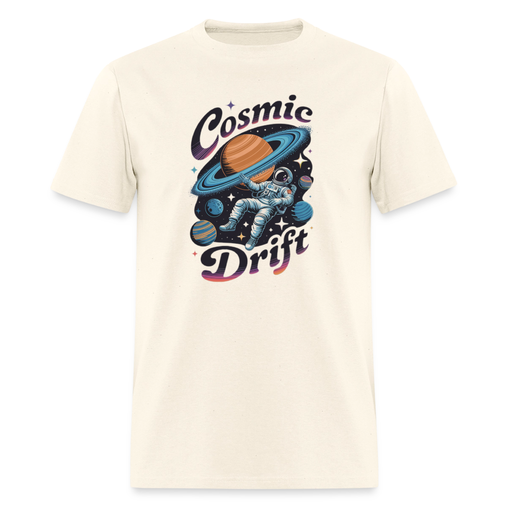 Cosmic Drift Astronaut Men's T-Shirt | GILDAN 5000 - sweet cream heather
