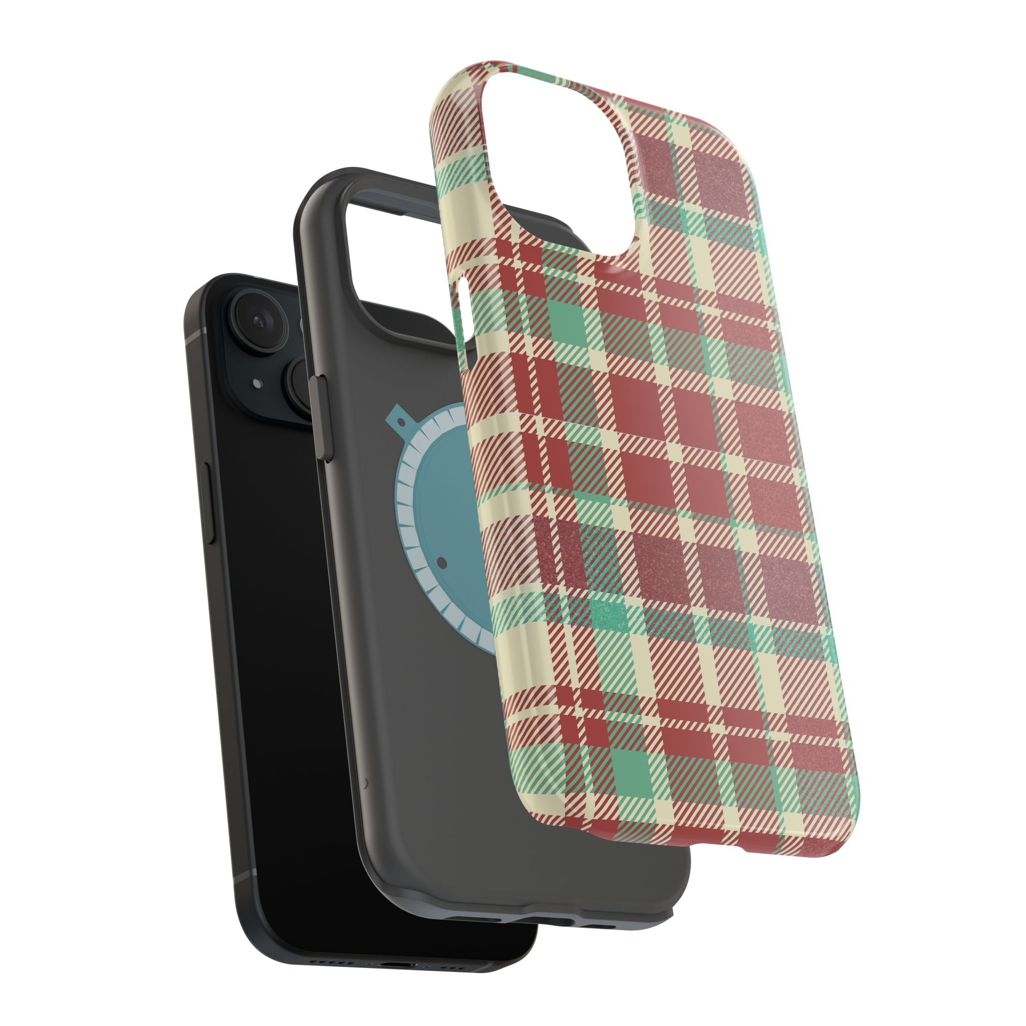 Red Green Beige Plaid Magnetic Tough Cases - Unique Phone Accessory for Animal Lovers, Trendy Gift, Customized Phone Cover, Art Lover's [...]