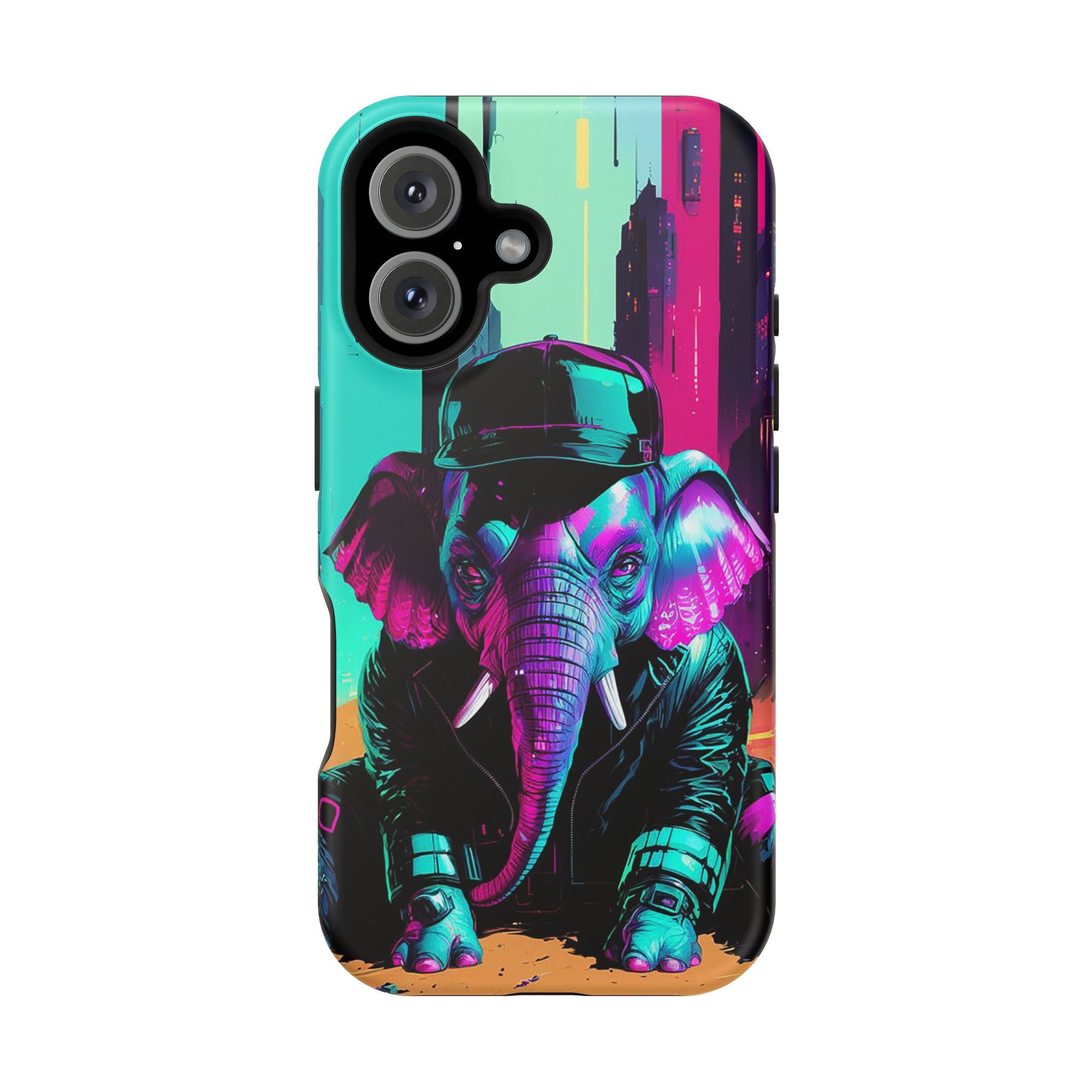 Vibrant Elephant Art Magnetic Tough Cases - Unique Phone Accessory for Animal Lovers, Trendy Gift, Customized Phone Cover, Art Lover's [...]