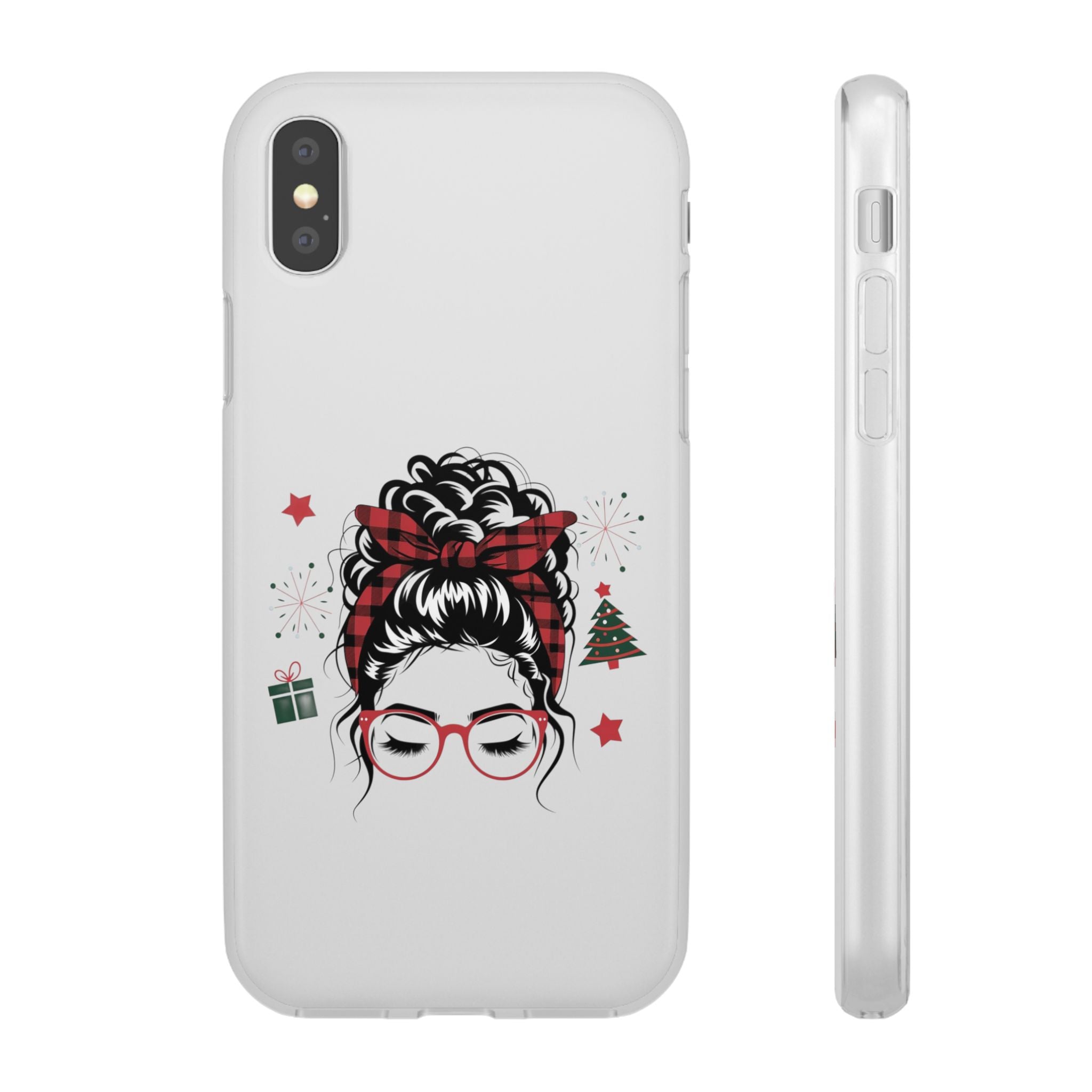 Festive Fashion Flexi Cases for Phone | Holiday Gift, Accessory, Winter Vibes, Trendy Tech