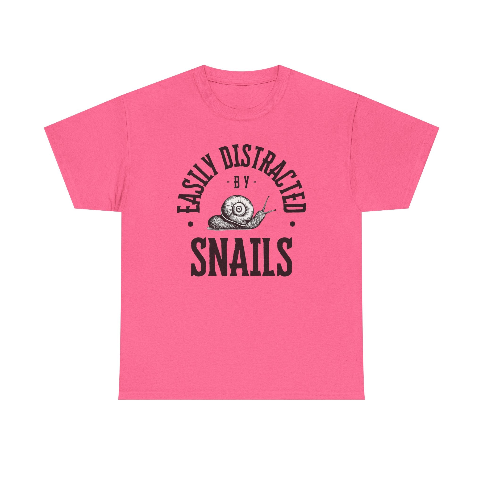 Easily Distracted by Snails T-Shirt — Funny Nature Lover Tee