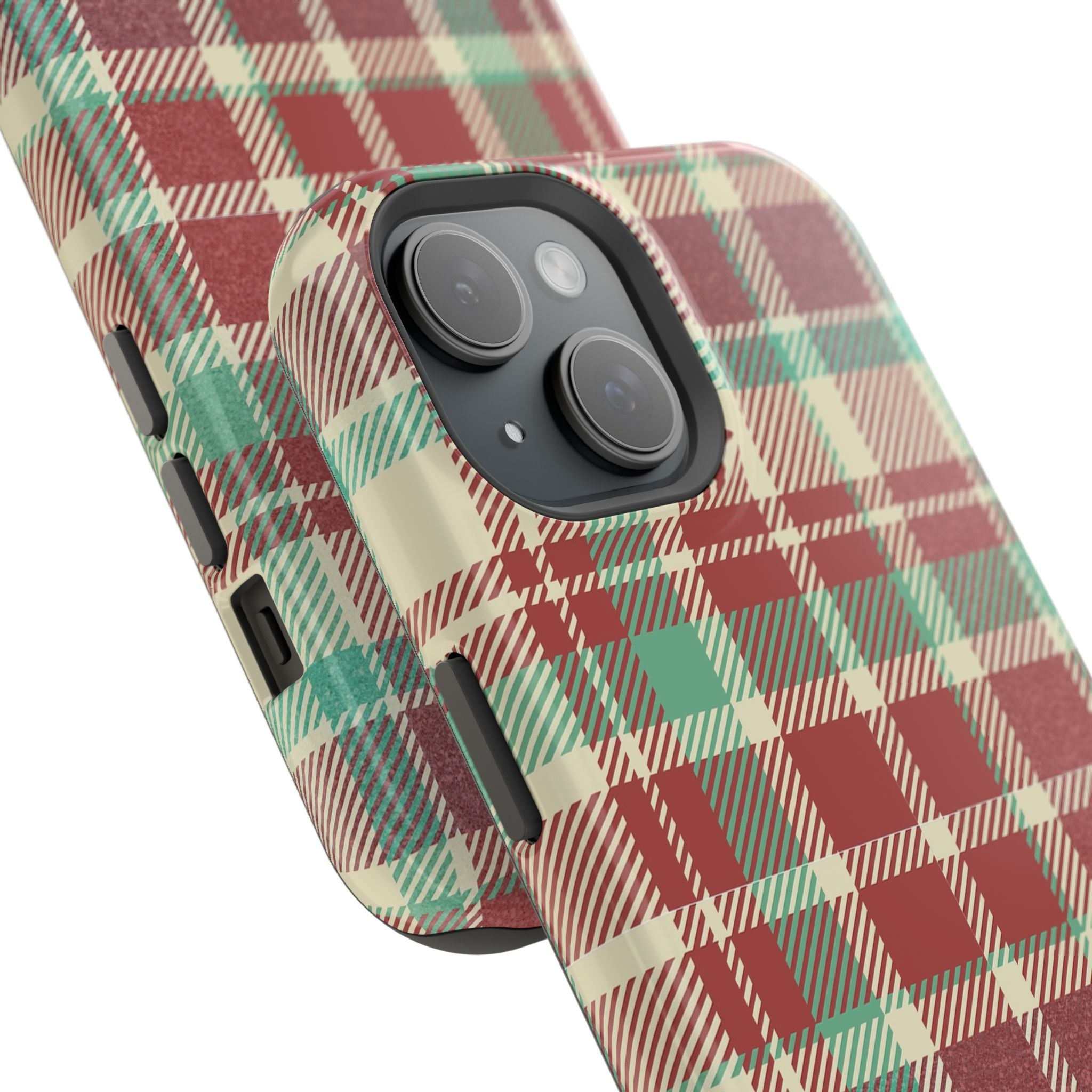 Red Green Beige Plaid Magnetic Tough Cases - Unique Phone Accessory for Animal Lovers, Trendy Gift, Customized Phone Cover, Art Lover's [...]