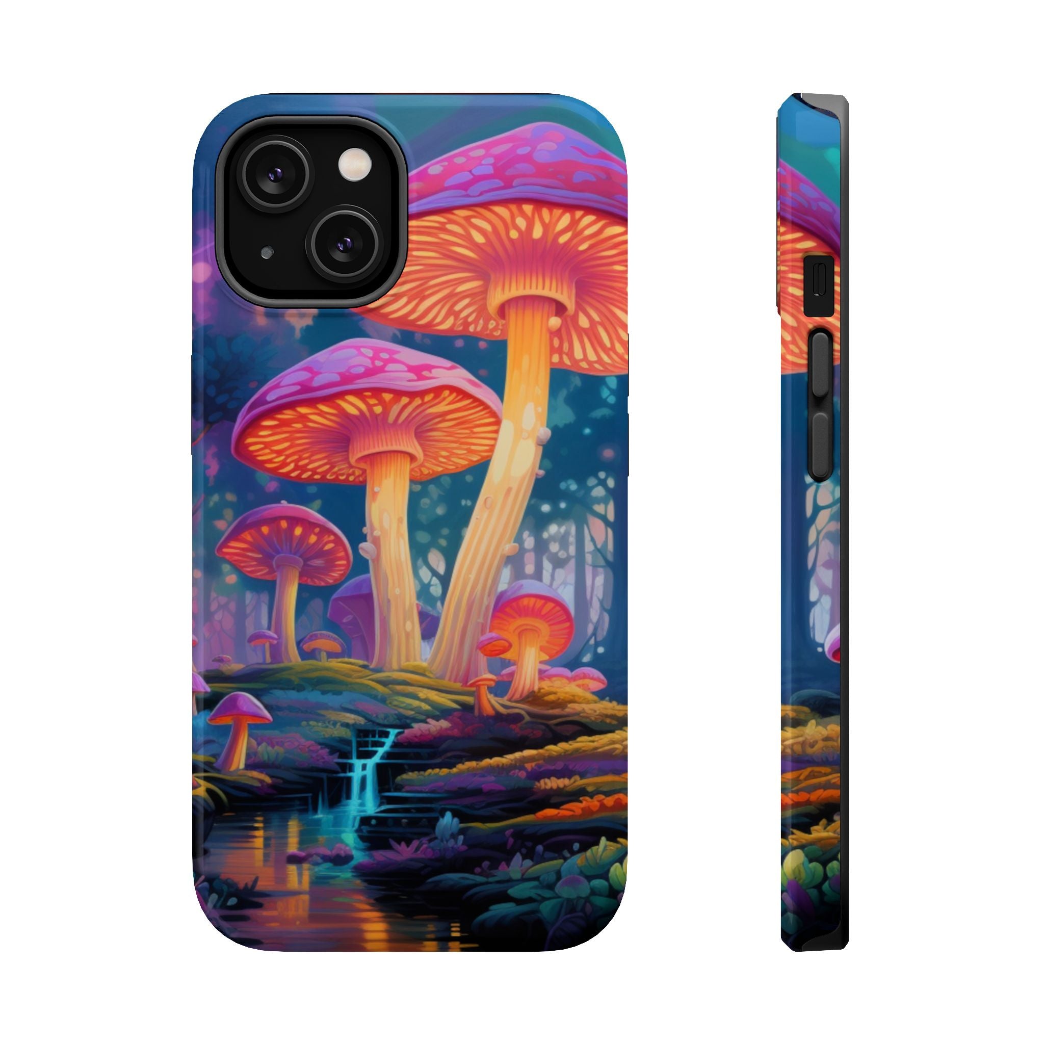 Psychedelic Mushroom Art Magnetic Impact-Resistant Cases