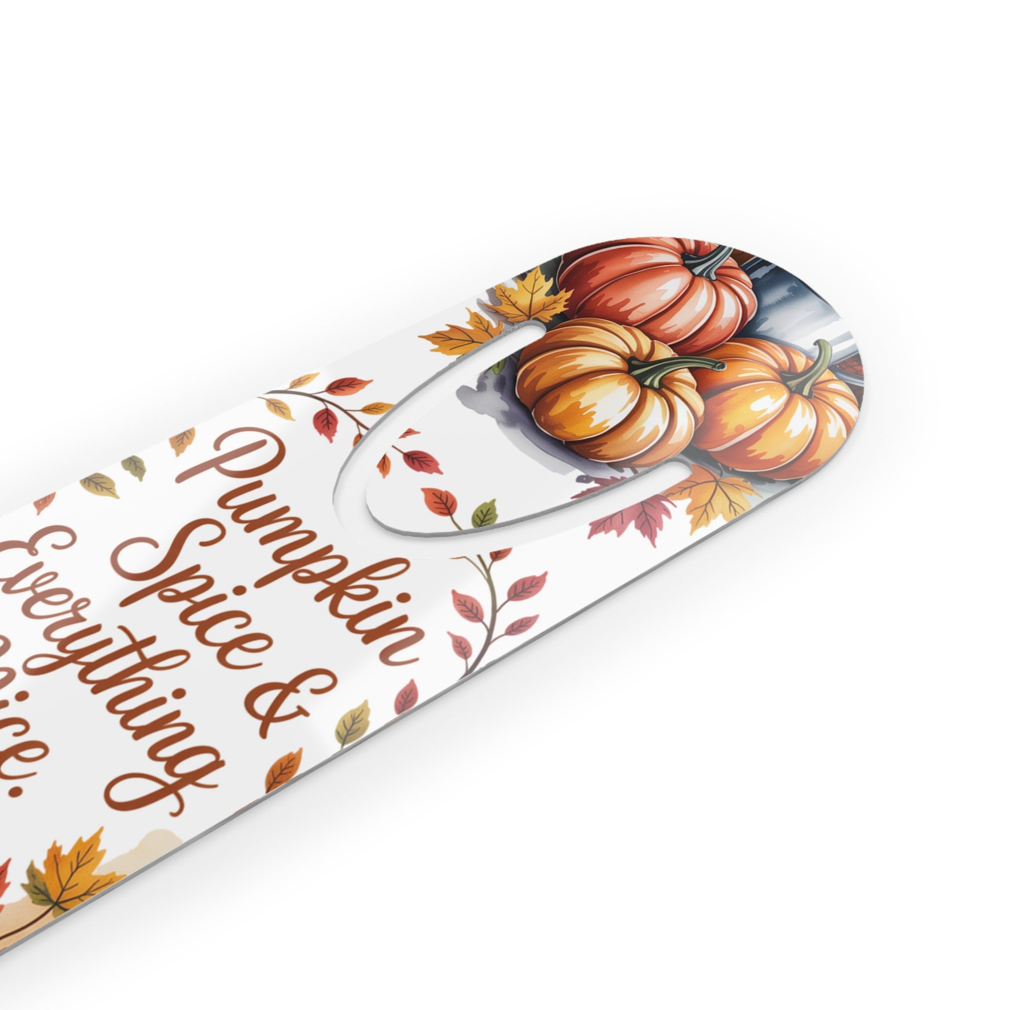 Autumn Pumpkin Spice Bookmark | Fall Reading Accessory, Cozy Gift, Book Lover's Delight, Seasonal Decor, Thanksgiving Present