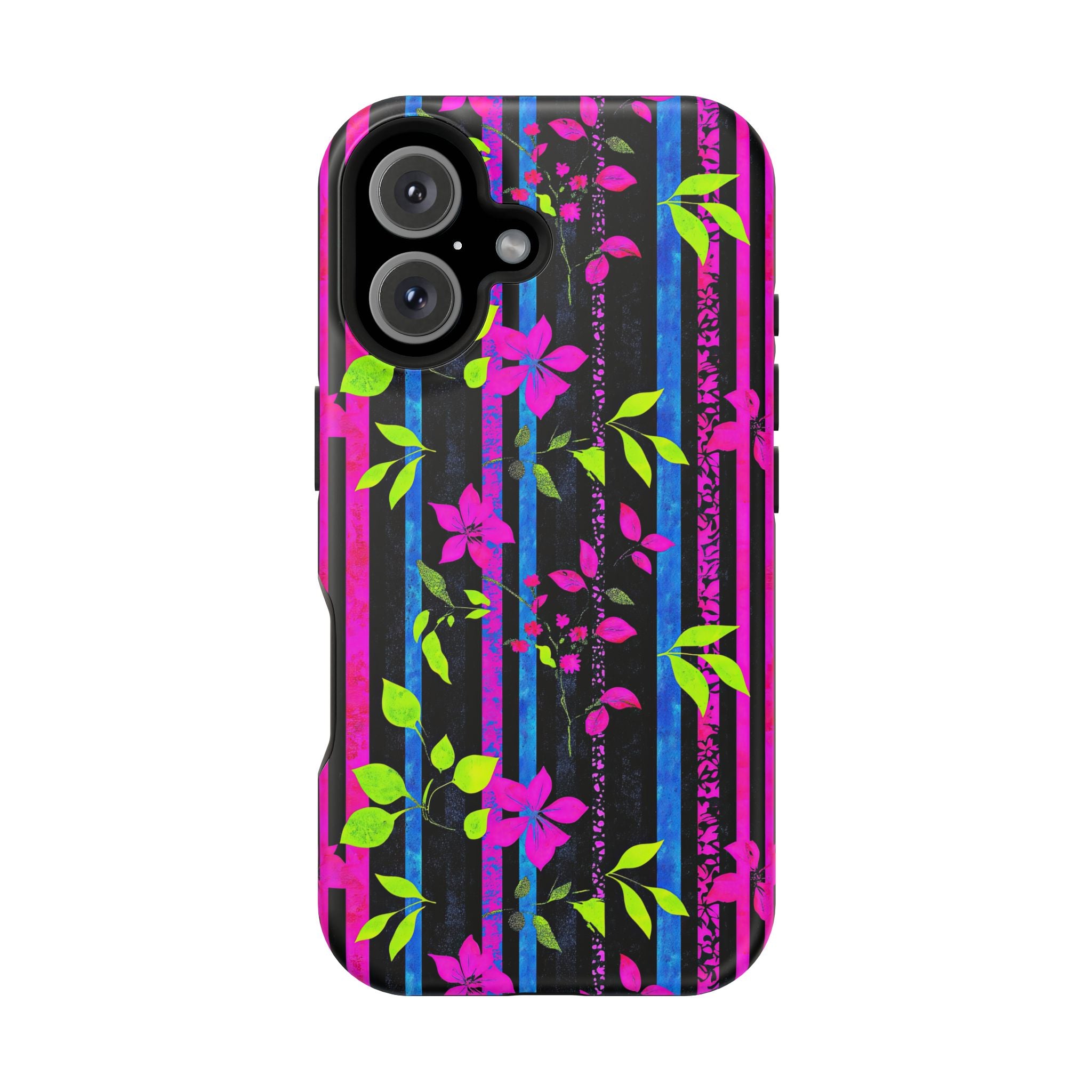 Vibrant Floral Phone Case, Impact-Resistant, Customizable Phone Cover, Gift for Her, Summer Accessory, Floral Design Case