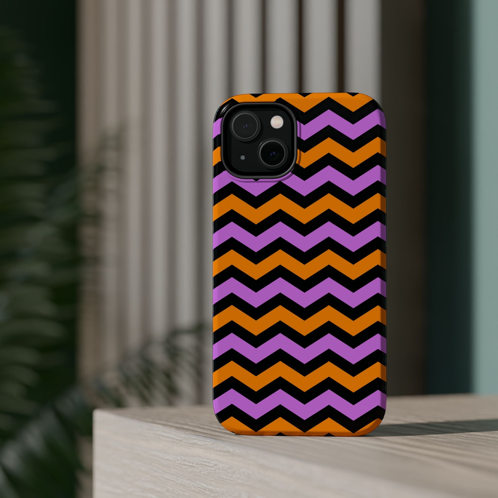 Stylish Magnetic Phone Case, Chevron Pattern, Vibrant Halloween Gift, Durable Impact-Resistant Case, Fun Accessory for Teens, Unique [...]